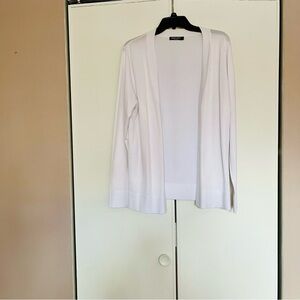 Chic White Women's Cardigan